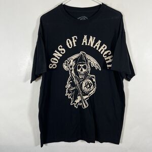 Sons Of Anarchy 2012 T Shirt Mens Size XL Black Grim Reaper Graphic Motorcyle